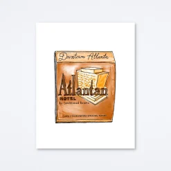 Atlantan Hotel Art Print