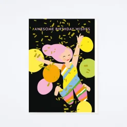 Awesome Birthday Wishes Card