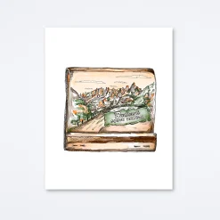 Badlands Art Print