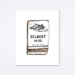 Belmont Hotel Art Print