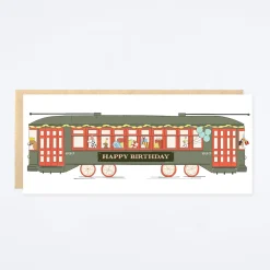 Birthday Party Streetcar Card
