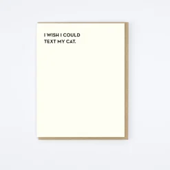 Cat Text Card
