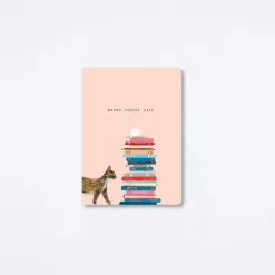 Cats And Stacks Pocket Journal