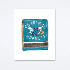Charlotte Hornets Art Print
