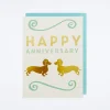 Dachshunds Anniversary Card