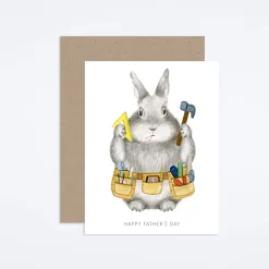 Dad Bunny Card