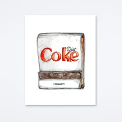 Diet Coke Art Print