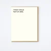 Dog Text Card