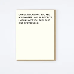 Favorite Card