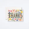 Floral Thanks Card