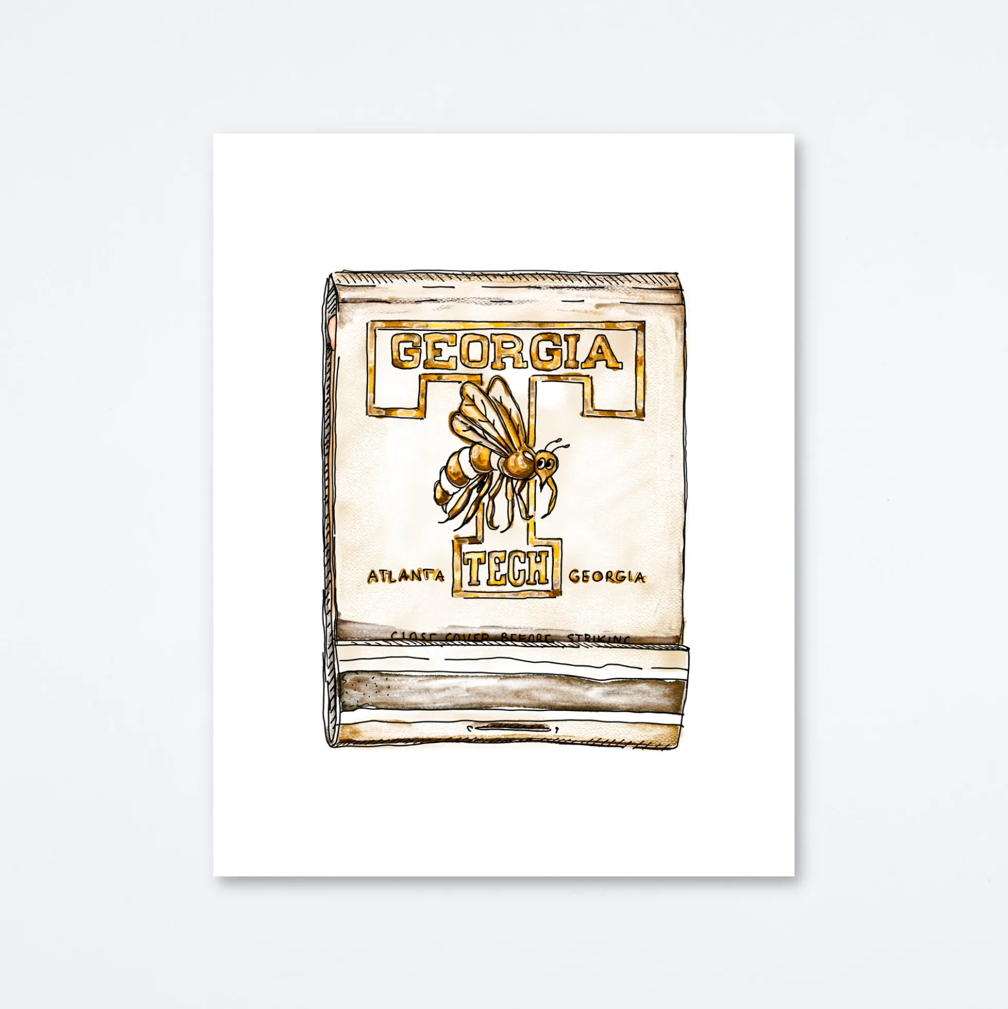 Georgia Tech Art Print