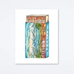 Grand Tetons Art Print