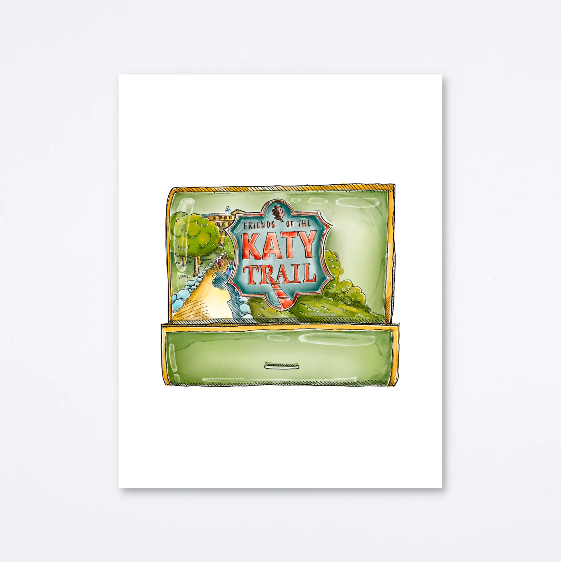 Katy Trail Art Print