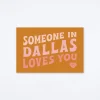 Loves You Dallas Postcard