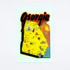 Map of Georgia Postcard