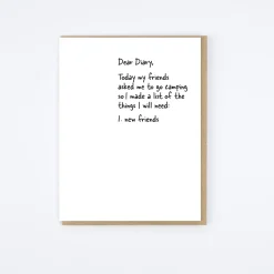 New Friends Card