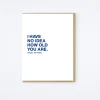 No Idea Card