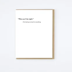On Time Card