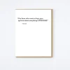 Opinion Card