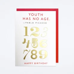 Picasso Quote Birthday Card