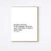 Quite Rude Card