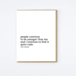 Quite Rude Card