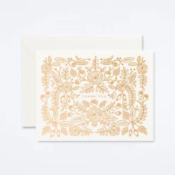 Rose Gold Thank You Card