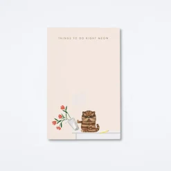 Things I Need To Do Right Meow Notepad
