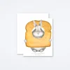 Toast Bunny Birthday Card