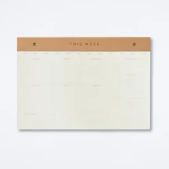 Weekly Post Bound Notepad