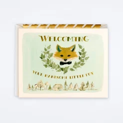 Welcome Handsome Fox Card